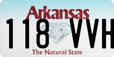 AR license plate 118VVH