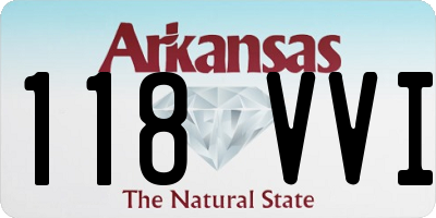 AR license plate 118VVI
