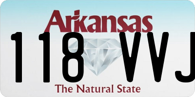 AR license plate 118VVJ