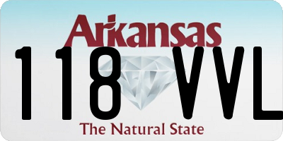 AR license plate 118VVL