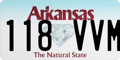 AR license plate 118VVM
