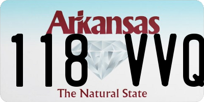 AR license plate 118VVQ