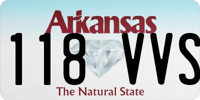 AR license plate 118VVS