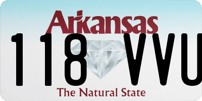 AR license plate 118VVU