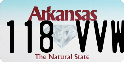 AR license plate 118VVW