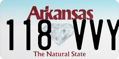 AR license plate 118VVY