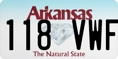 AR license plate 118VWF
