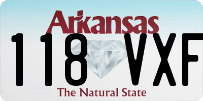 AR license plate 118VXF