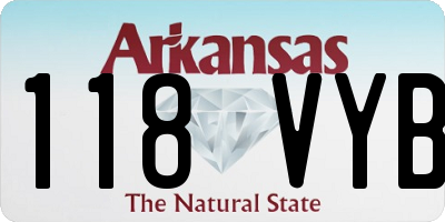 AR license plate 118VYB