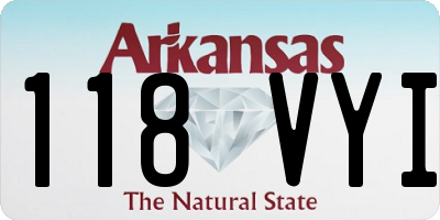AR license plate 118VYI