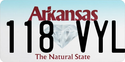 AR license plate 118VYL