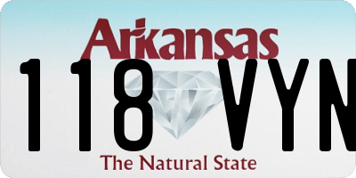 AR license plate 118VYN