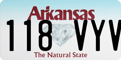 AR license plate 118VYV