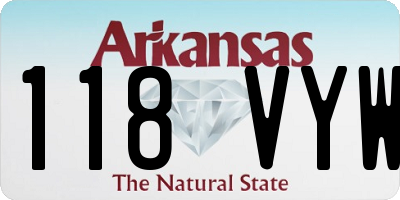 AR license plate 118VYW