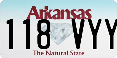 AR license plate 118VYY