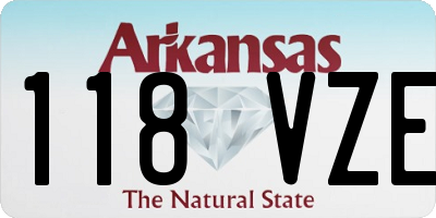 AR license plate 118VZE