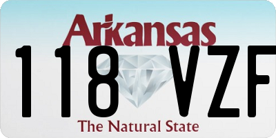 AR license plate 118VZF