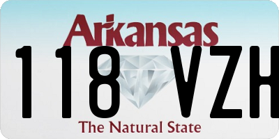 AR license plate 118VZH