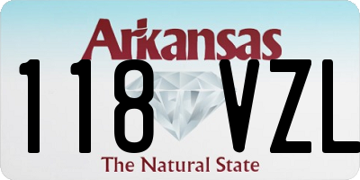 AR license plate 118VZL