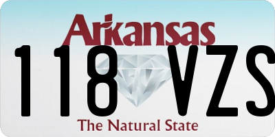 AR license plate 118VZS