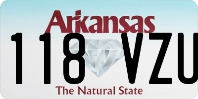 AR license plate 118VZU
