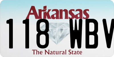 AR license plate 118WBV