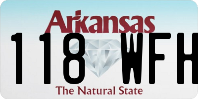 AR license plate 118WFH