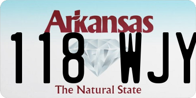AR license plate 118WJY