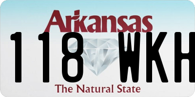 AR license plate 118WKH