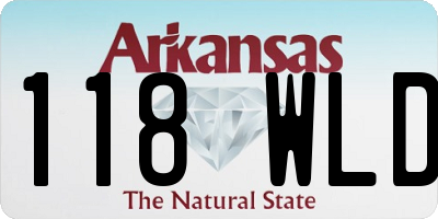 AR license plate 118WLD