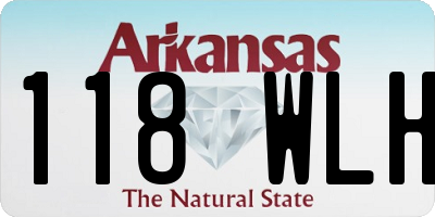 AR license plate 118WLH