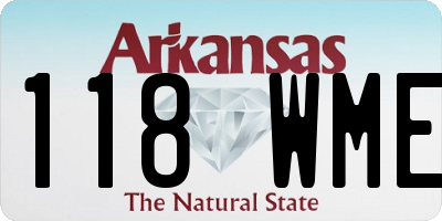 AR license plate 118WME
