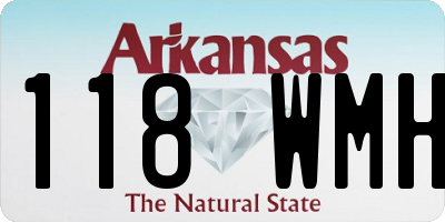 AR license plate 118WMH