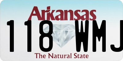 AR license plate 118WMJ