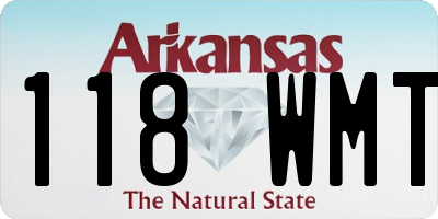 AR license plate 118WMT