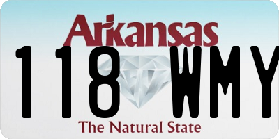 AR license plate 118WMY