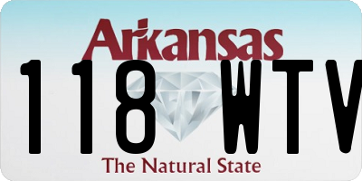 AR license plate 118WTV