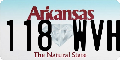 AR license plate 118WVH