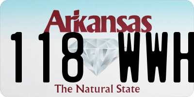 AR license plate 118WWH