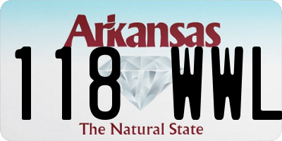 AR license plate 118WWL