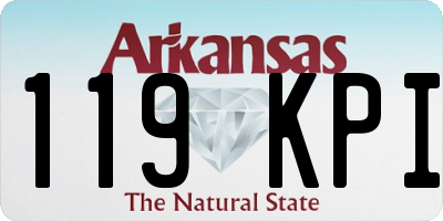 AR license plate 119KPI