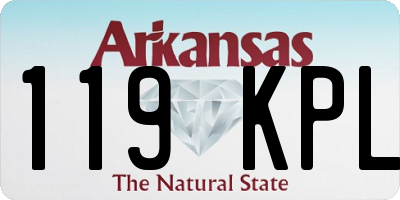 AR license plate 119KPL