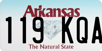 AR license plate 119KQA
