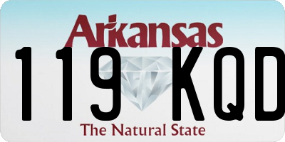 AR license plate 119KQD