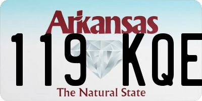 AR license plate 119KQE