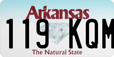 AR license plate 119KQM