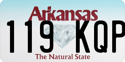 AR license plate 119KQP