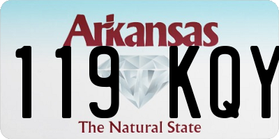 AR license plate 119KQY