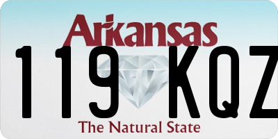 AR license plate 119KQZ