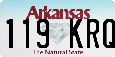 AR license plate 119KRQ